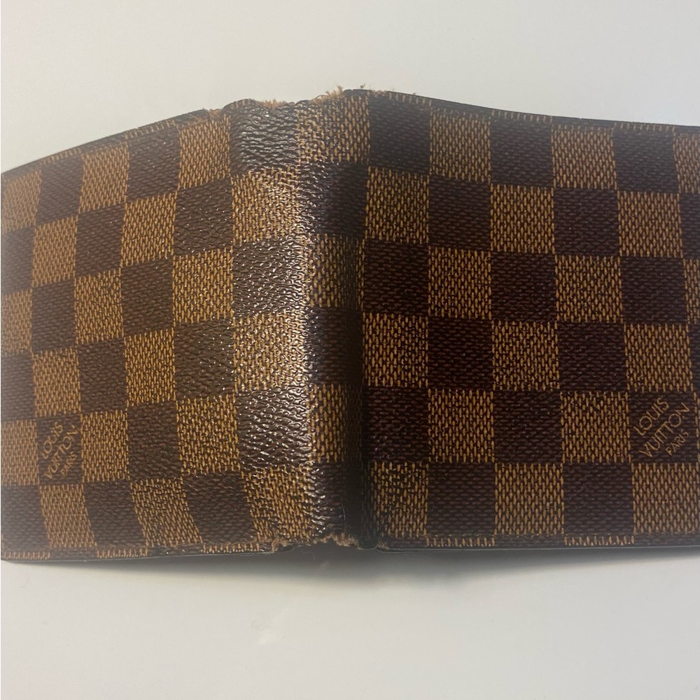 49C - Louis Vuitton Multiple Man’s Wallet Damier Ebene Leather Card Holder / COA